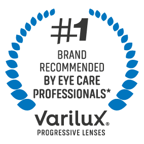 Varilux number one brand recommended by eye care professionals logo